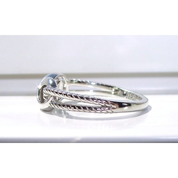 925 STERLING SILVER Dainty Infinity Ring - Picture 7 of 15